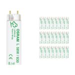 Multipack 25x Osram T8 Lumilux 58W - 830 Blanc Chaud | 150cm