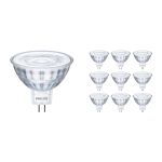 Multipack 10x Philips Corepro LED Spot GU5.3 MR16 4.4W 345lm 36D - 827 Blanc Très Chaud | Équivalent 35W
