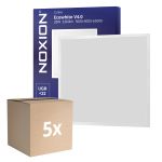 Multipack 5x Noxion Panneau LED Ecowhite V4.0 28W 3360lm - 830-840-865 CCT | 60x60cm - Philips driver