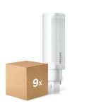 Multipack 9x Philips CorePro PL-C LED 5.9W 660lm - 840 Blanc Froid | 2-Pins - Équivalent 13W