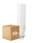 Multipack 10x Philips CorePro PL-C LED 6.5W 770lm - 840 Blanc Froid | 4-Pins - Équivalent 18W