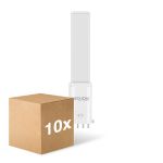 Multipack 10x Noxion Lucent PL-S LED 4.3W - 840 Blanc Froid | 4-Pins - Équivalent 9W