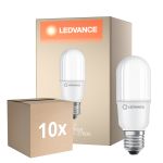 Multipack 10x Ledvance LED Classic Stick E27 Stick Dépolie 9W 1050lm - 827 Blanc Très Chaud | Équivalent 75W