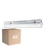 Multipack 4x Ledvance LED Imperméable Boîtier Vide  MT Gen 3 IP65 | Convient pour 1x150cm Tube LED