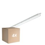 Multipack 4x Philips Réglette LED Étanche CoreLine WT120C Gen2 57W 8000lm - 840 Blanc Froid | 150cm