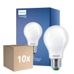 Multipack 10x Philips MASTER LED Ampoule Ultra Efficient E27 Poire Dépolie 2.3W 485lm - 827 Blanc Très Chaud | Équivalent 40W