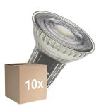 Multipack 10x Ledvance LED Réflecteur GU10 PAR16 6.1W 575lm 36d - 930 Blanc Chaud Blanc Chaud| Dimmable - Équivalent 80W