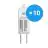 Multipack 10x Osram Halogène G4 Capsule Halostar Starlite 5 W 