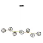 Emibig Suspension Luminaire Gravity Acier Noir | Convient pour 8x E14 - Max 10W