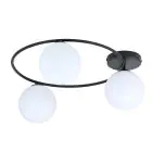 Emibig Plafonnier Sopra Acier Noir | Convient pour 3x E14 - Max 10W