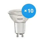 Multipack 10x Noxion PerfectColor Spot LED GU10 PAR16 3W 230lm 60D - 927 Blanc Très Chaud | Meilleur rendu des couleurs - Dimmable - Équivalent 35W