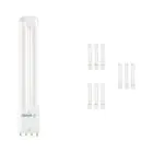 Multipack 10x Ledvance Dulux-L LED 8W - 830 Blanc Chaud | 4-Pins - Équivalent 18W