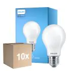 Multipack 10x Philips Corepro LED Ampoule E27 Poire Dépolie 10.5W 1521lm - 830 Blanc Chaud | Équivalent 100W