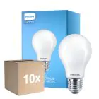 Multipack 10x Philips Corepro LED Ampoule E27 Poire Dépolie 7W 806lm - 840 Blanc Froid - Équivalent 60W