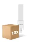 Multipack 10x Noxion Lucent PL-S LED 2.8W - 840 Blanc Froid | 2-Pins - Équivalent 5W