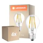 Multipack 4x Ledvance Classic LED E27 Poire Filament Claire 11W 1521lm - 827 Blanc Très Chaud | Dimmable - Équivalent 100W