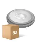 Multipack 6x Ledvance Superior Spot LED Réflecteur G53 AR111 7.4W 450lm 40D - 930 Blanc Chaud | Meilleur rendu des couleurs - Dimmable - Équivalent 50W