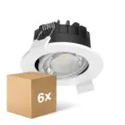 Multipack 6x Philips Spot LED Ledinaire RS071B 6W 500lm 21x40D - 827-830-840 CCT | 89mm - Diamètre 68mm - IP20 - Dimmable