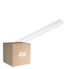 Multipack 4x Philips Réglette LED CoreLine BN126C 49W 6400lm - 840 Blanc Froid | 120cm - 1x Câblage Traversant