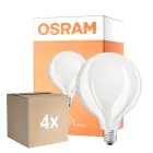 Multipack 4x Osram Retrofit LED E27 Globe Filament Dépolie 11W 1521lm - 827 Blanc Très Chaud | Équivalent 100W