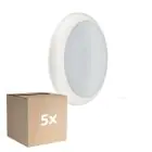 Multipack 5x Philips Hublot LED Ledinaire WL070V Gen 2 Blanc 17W 1700lm - 830-840 CCT | 300mm - IP65