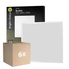 Multipack 6x Bright Choice Panneau LED Backlit 36W 3600lm - 830 Blanc Chaud | 60x60cm - UGR 