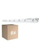Multipack 6x Ledvance Réglette LED Étanche Imperméable Value 25W 3000lm - 840 Blanc Froid | 150cm