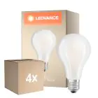 Multipack 4x Ledvance Classic LED E27 Poire Filament Dépolie 24W 3452lm - 840 Blanc Froid | Équivalent 200W
