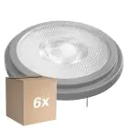 Multipack 6x Ledvance Superior Spot LED Réflecteur G53 AR111 7.4W 450lm 24D - 927 Blanc Très Chaud | Meilleur rendu des couleurs - Dimmable - Équivalent 50W