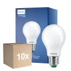 Multipack 10x Philips MASTER LED Ampoule Ultra Efficient E27 Poire Dépolie 2.3W 485lm - 827 Blanc Très Chaud | Équivalent 40W