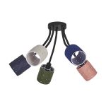 Ledvance Decor Felt Weaving Cans Plafond Meerkleurig | Geschikt voor 5X E14