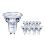 Multipack 10x Philips Corepro LED Spot GU10 PAR16 4.6W 370lm 36D - 830 Warm Wit | Vervangt 50W