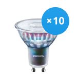 Multipack 10x Philips MASTER LED Spot ExpertColor GU10 PAR16 5.5W 400lm 36D - 940 Koel Wit | Beste Kleurweergave - Dimbaar - Vervangt 50W