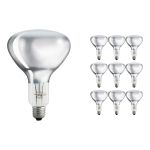 Multipack 10x Philips R125 IR 375W E27 230-250V Helder