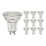 Multipack 10x Noxion LED Spot GU10 PAR16 4W 345lm 36D - 827 Zeer Warm Wit | Dimbaar - Vervangt 50W