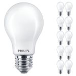 Multipack 10x Philips Corepro LED Lamp E27 Peer Mat 7W 806lm - 830 Warm Wit | Vervangt 60W