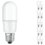 Multipack 10x Ledvance LED Classic Stick LED E27 Mat 8W 806lm - 827 Zeer Warm Wit | Vervangt 60W
