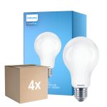 Multipack 4x Philips Corepro LED Lamp E27 Peer Mat 17.5W 2452lm - 865 Daglicht | Vervangt 150W