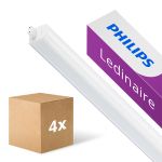 Multipack 4x Philips LED Montagebalk Ledinaire BN021C 10W 1050lm - 840 Koel Wit | 60cm