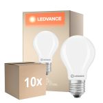 Multipack 10x Ledvance Classic LED E27 Peer Mat 5.9W 806lm - 827 Zeer Warm Wit | Dimbaar | mable - Vervangt 60W