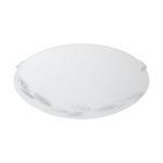 Eglo Wand en Plafondlamp Mars Staal Wit | IP20 - Geschikt voor 1x E27 