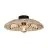 Good&Mojo Plafondlamp Andros Natural/Wit | Geschikt voor 1x E27 