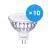 Multipack 10x Philips Corepro LED Spot GU5.3 MR16 7W 660lm 36D - 840 Koel Wit | Vervangt 50W
