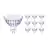 Multipack 10x Philips Master Value LED Spot GU5.3 MR16 5.8W 460lm 60D - 930 Warm Wit | Beste Kleurweergave - Dimbaar - Vervangt 35W