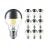 Multipack 10x Philips Classic LED Lamp E27 Peer Spiegel 7.2W 650lm 650lm - 827 Zeer Warm Wit | Dimbaar - Vervangt 60W