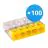Multipack 100x Wago 2273-205 Lasklem Verbindingsstuk| 5 Kabel Aansluiting