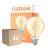 Multipack 4x Osram Vintage 1906 LED E27 Globe Filament Twist Goud 8W 806lm - 922 Zeer Warm Wit | Beste Kleurweergave - Dimbaar - Vervangt 60W