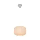 Nordlux Milford Pendelarmatuur Glas Wit | Geschikt voor E27