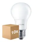 Multipack 10x Philips Corepro LED Lamp E27 Peer Mat 8W 806lm - 830 Warm Wit | Vervangt 60W