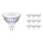Multipack 10x Philips Master Value LED Spot GU5.3 MR16 7.5W 660lm 36D - 940 Koel Wit | Beste Kleurweergave - Dimbaar - Vervangt 50W